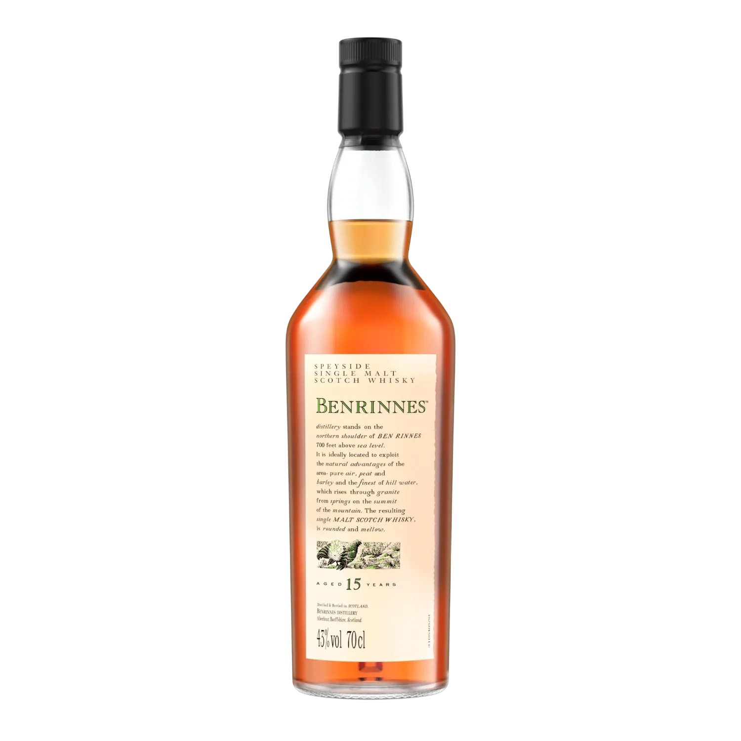 Benrinnes 15 Years (Flora &amp; Fauna) 43° -  0,7L