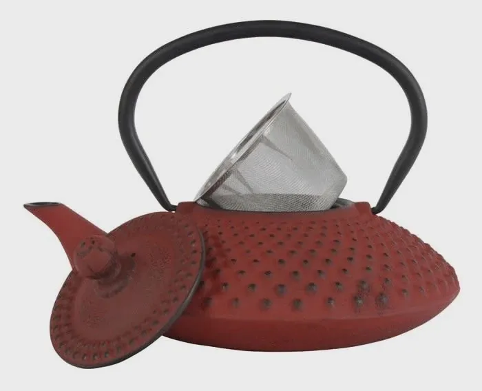 Kambin teapot 1,25 ltr, Japans rood