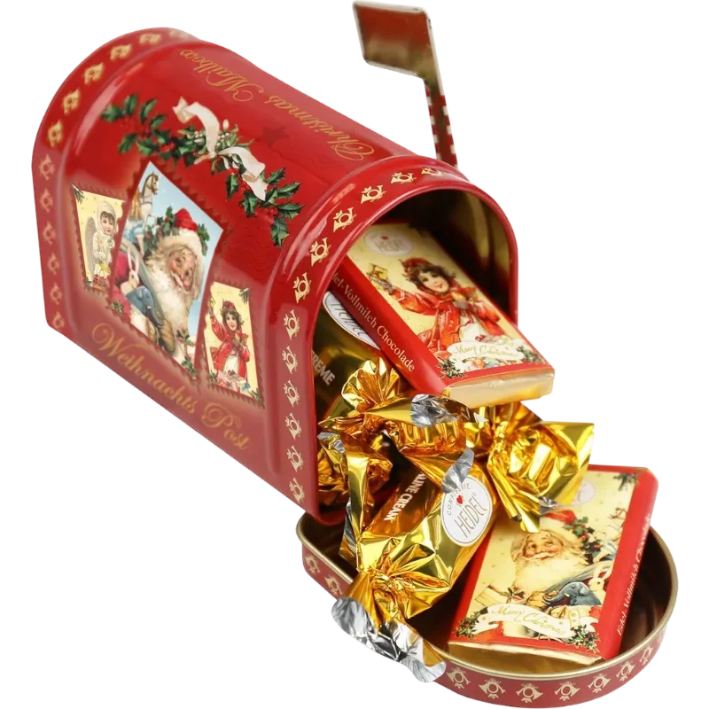 CHRISTMAS MAILBOX PRALINE FILLING 95GR