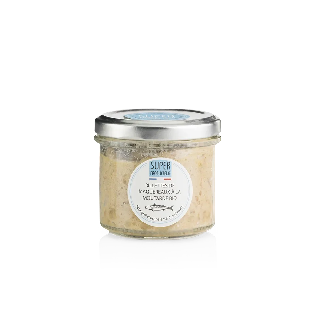 Rillettes de Maqueraux à la Moutarde BIO - 90g