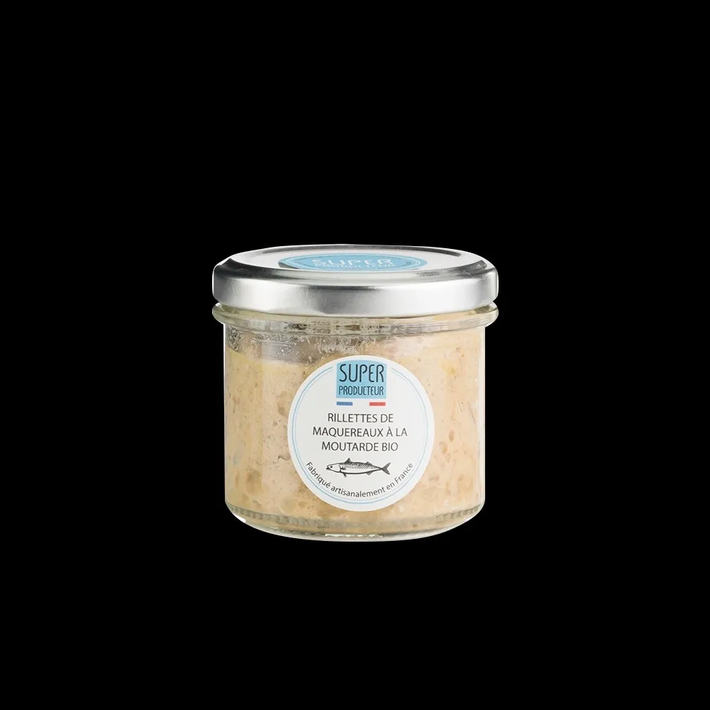 Rillettes de Maqueraux à la Moutarde BIO - 90g