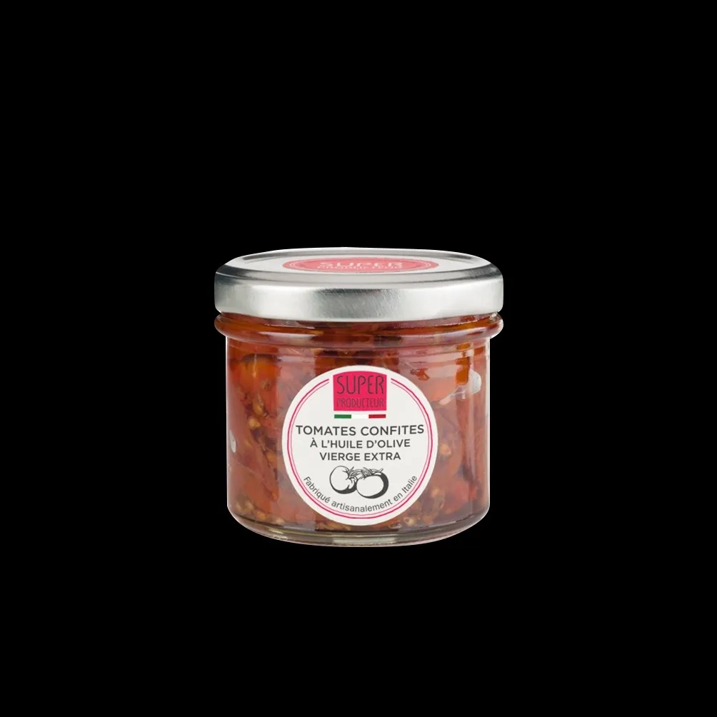 Tomates Confites à l&#39;Huile d&#39;Olive Vierge Extra - 100g