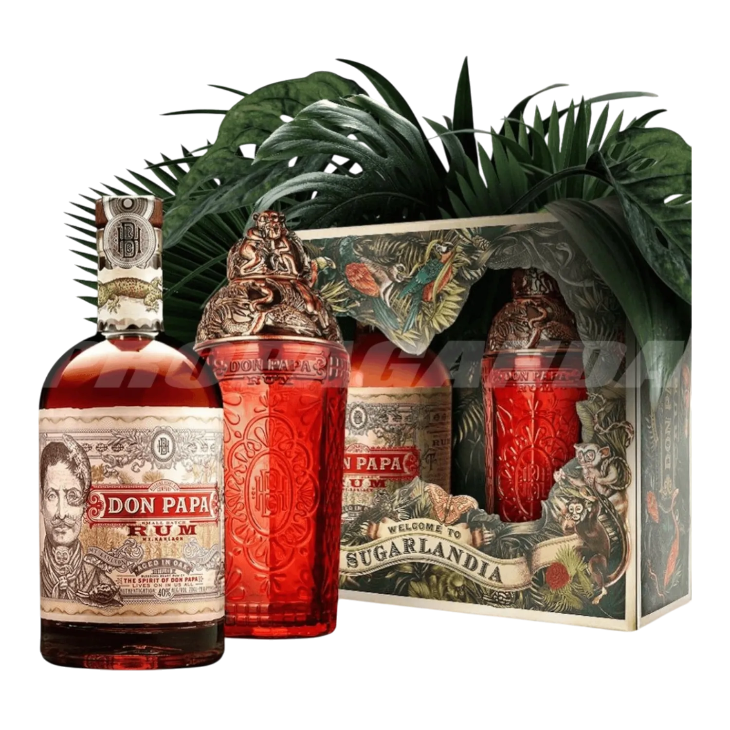 Don Papa Gift + Shaker 40° - 0,7L