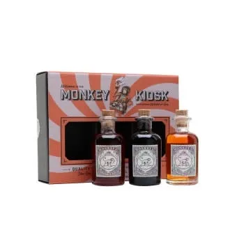 Monkey 47 The Monkey Kiosk ( Dry gin/Sloe gin/ Barrel Cut) 3 x 5 cl 41° 0.150 L