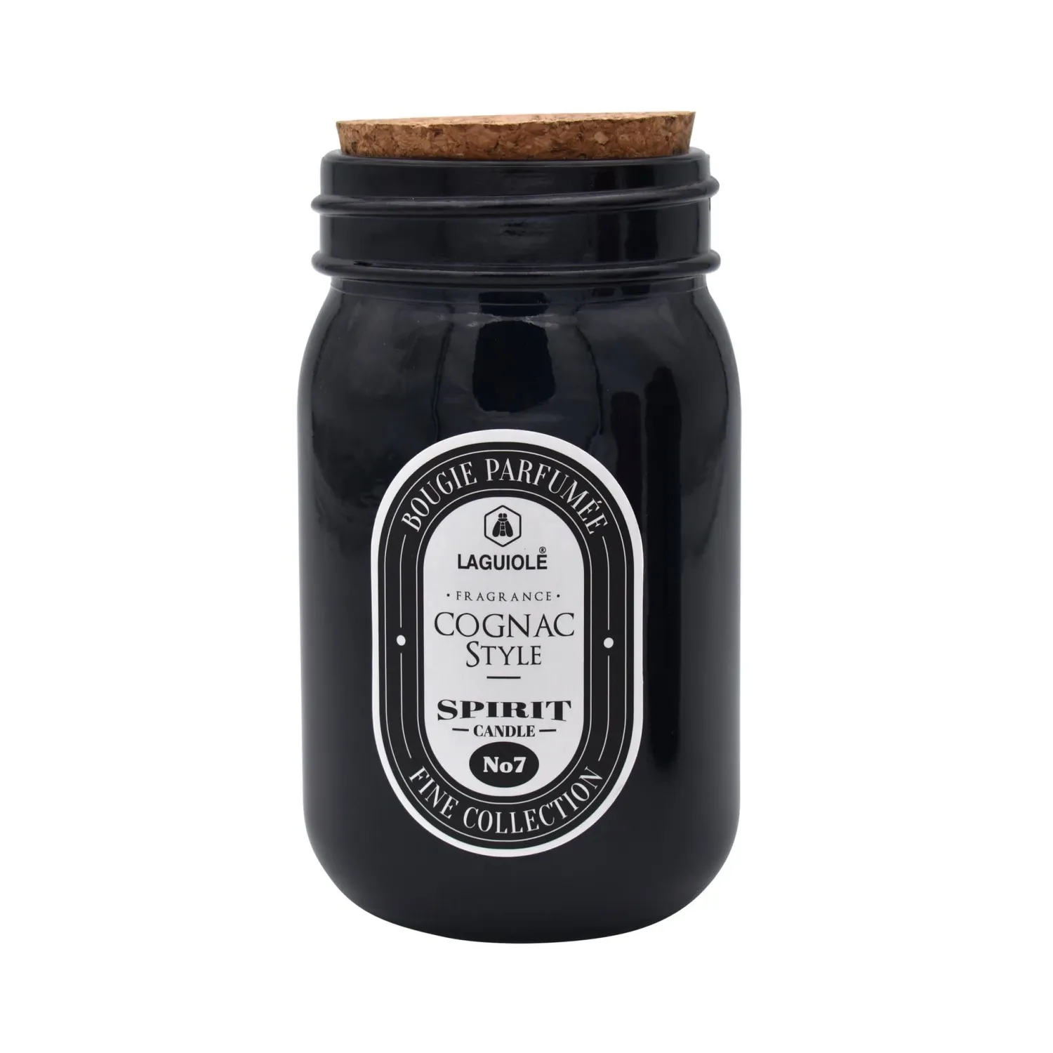 Laguiole Bougie geurkaars met kurkstop 170 g Whisky