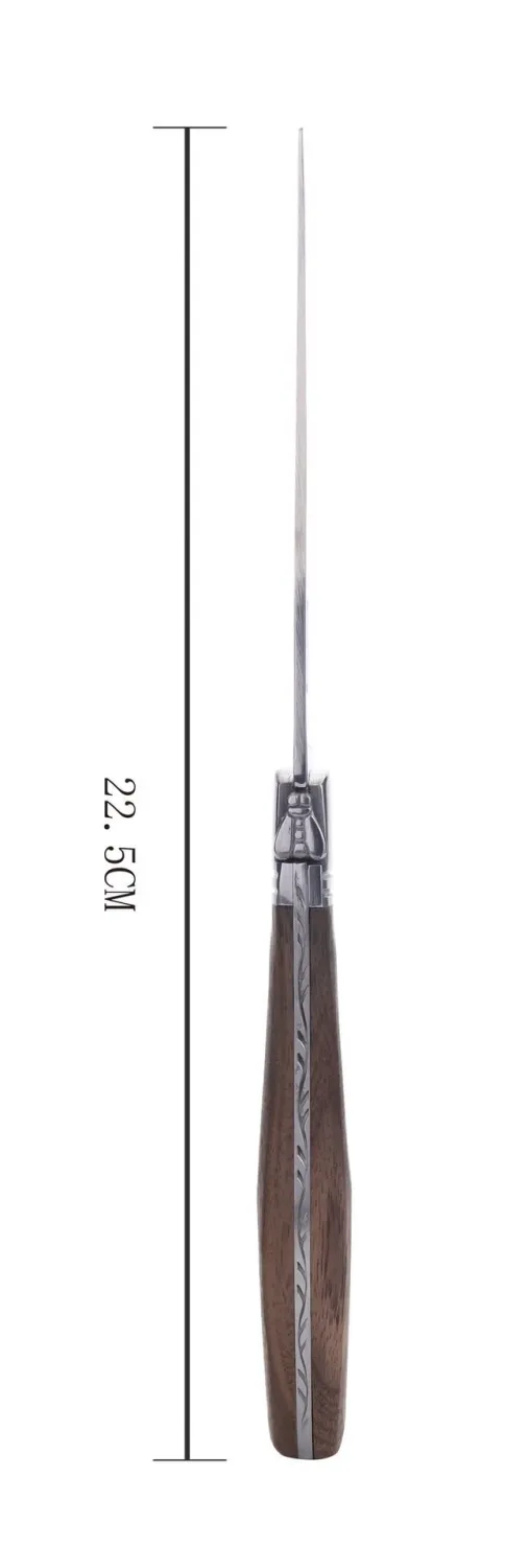 LAGUIOLE  STEAKMESSEN WALNOOT 6 STUKS