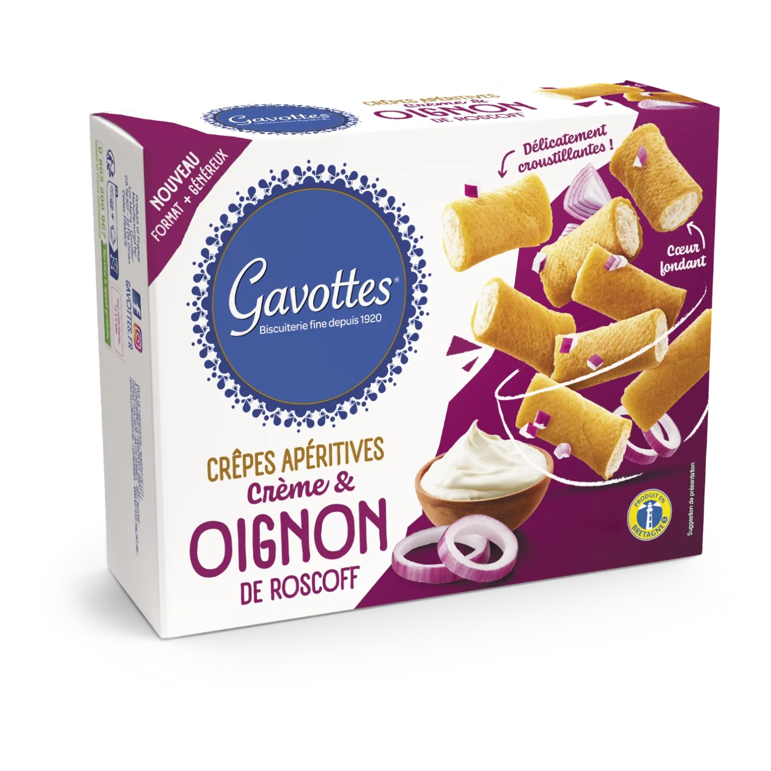 GAVOTTES CRÊPES DENTELLES ROSCOFF UI + CREAM 80gr