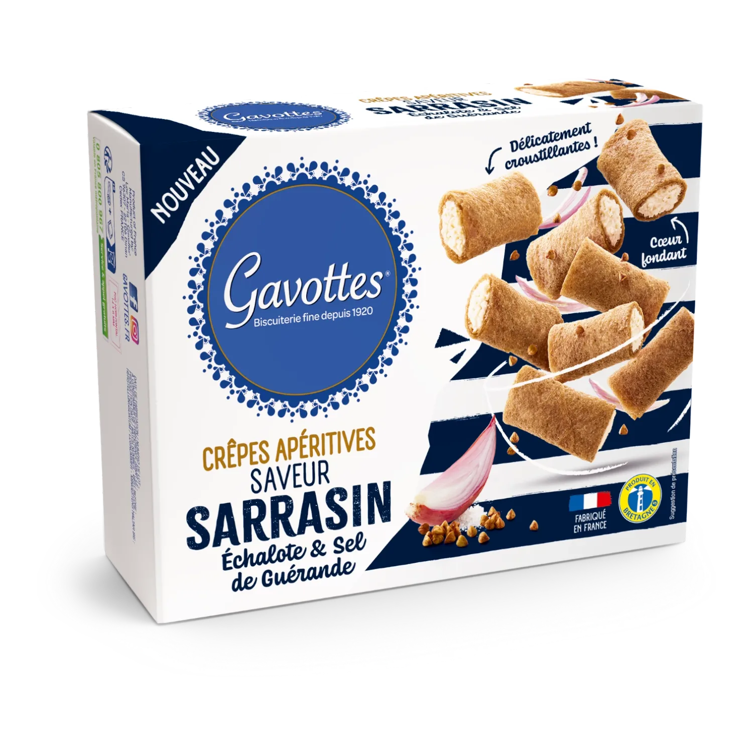 GAVOTTES CRÊPES DENTELLES SARRASIN ( BOEKWEIT, SJALOT, GUERANDE) 80gr