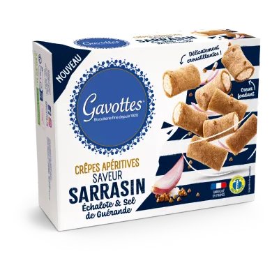 GAVOTTES CRÊPES DENTELLES SARRASIN ( BOEKWEIT, SJALOT, GUERANDE) 80gr