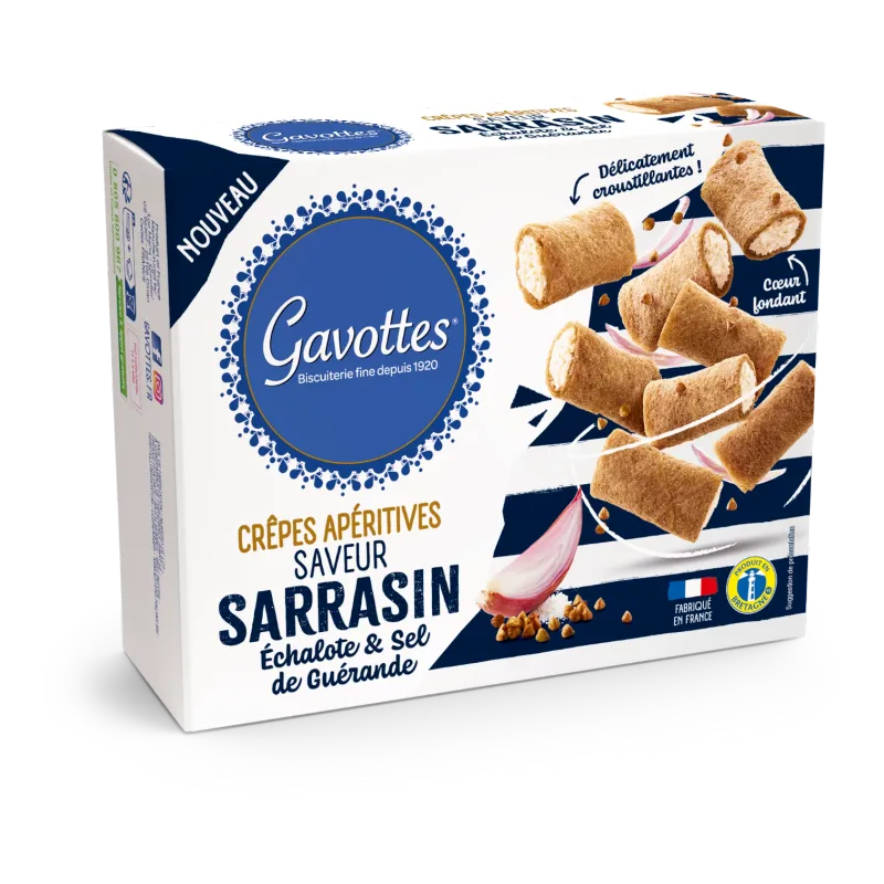 GAVOTTES CRÊPES DENTELLES SARRASIN ( BOEKWEIT, SJALOT, GUERANDE) 80gr