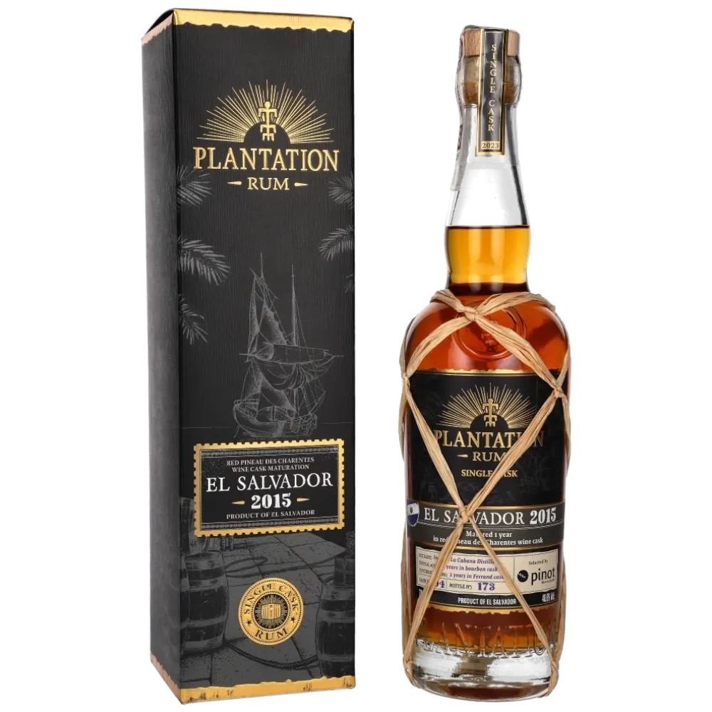 Rhum Plantation SC El Salvador 2015 Red Pineau des Charentes Cask Finish 48,6° - 0,7L