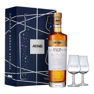 Cognac ABK6 VSOP + 2 Glasses - 0.7L