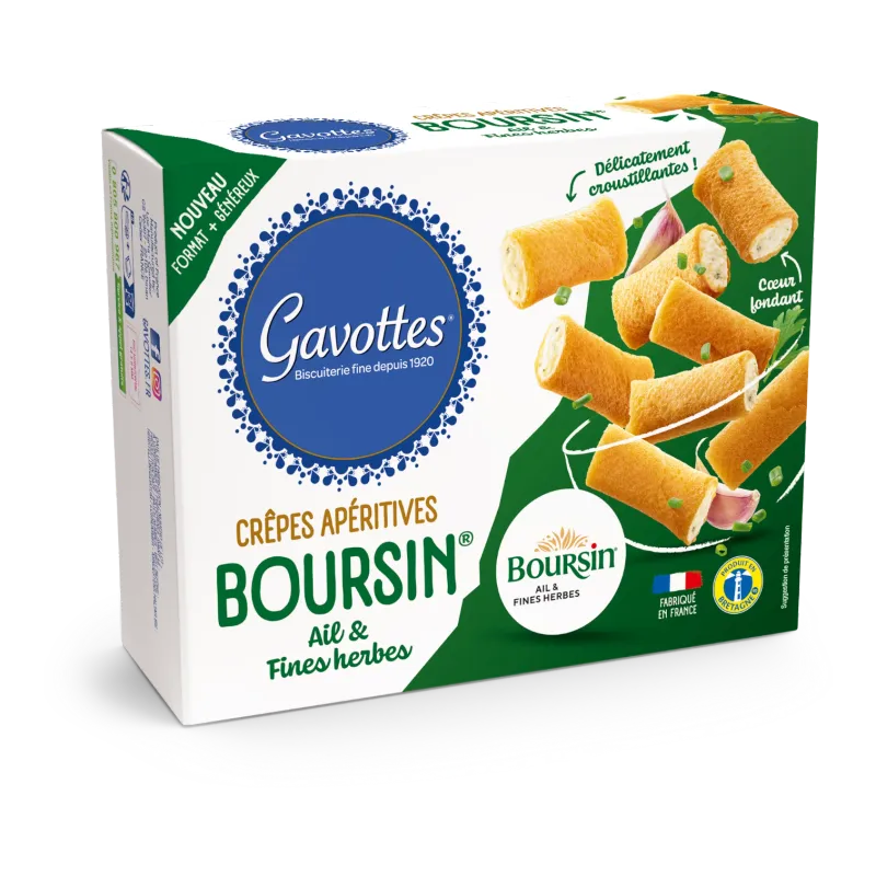 GAVOTTES CRÊPES DENTELLES BOURSIN FIJNE KRUIDEN 80gr