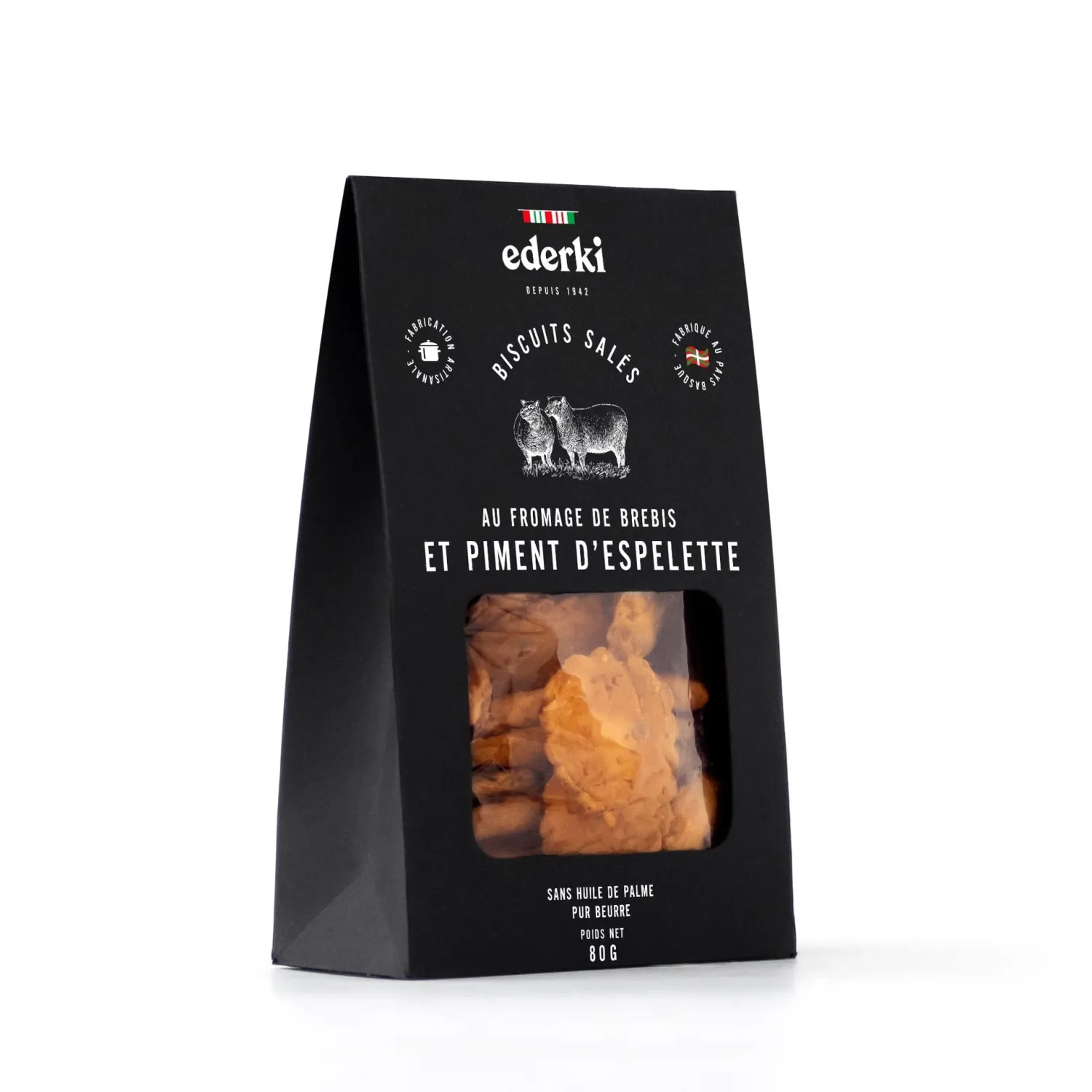 Biscuits au fromage de brebis et piment d&#39;Espelette