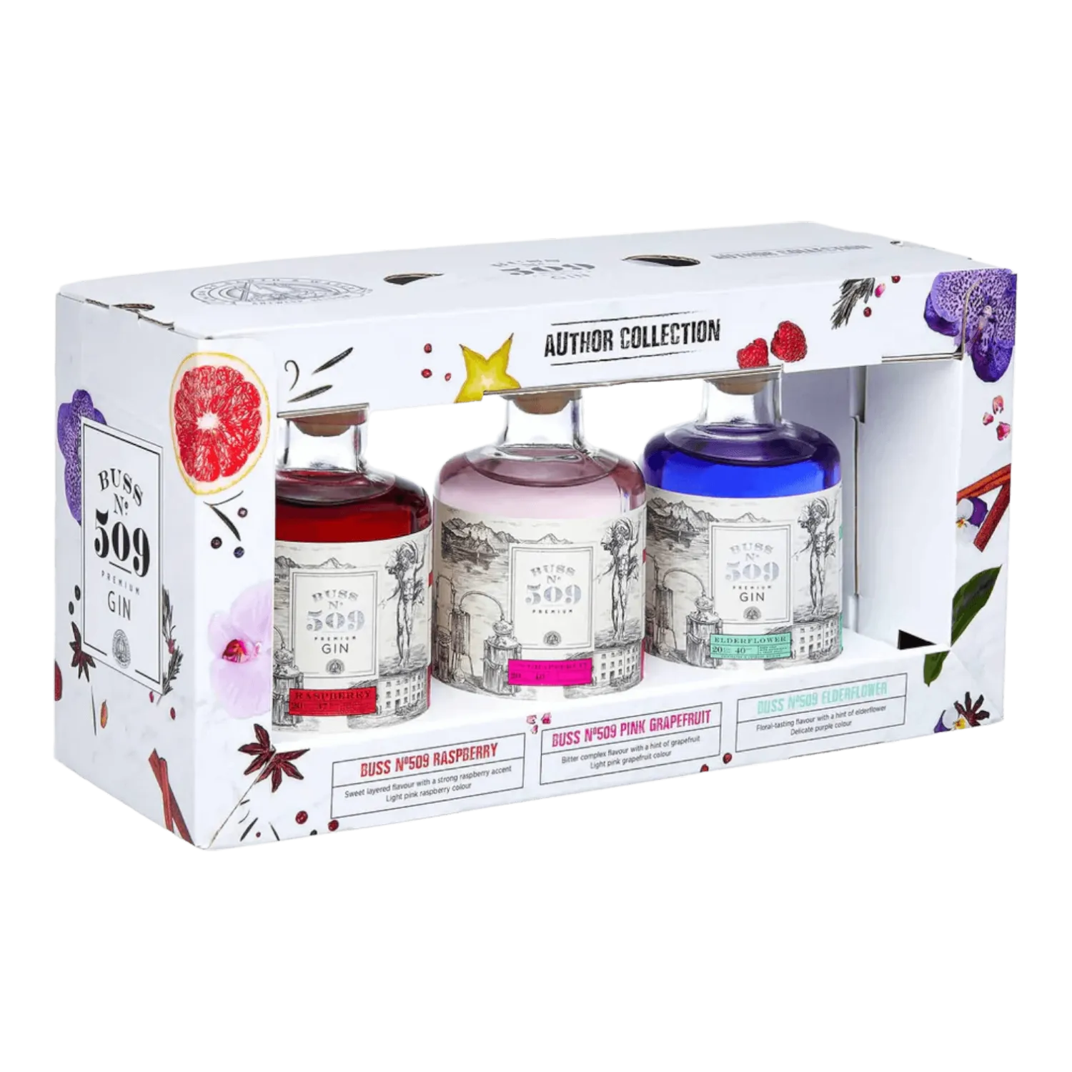 Buss 509 Limited Edition - Pink Grapefruit/Raspberry/Elderflower 39.17° - 0.6L