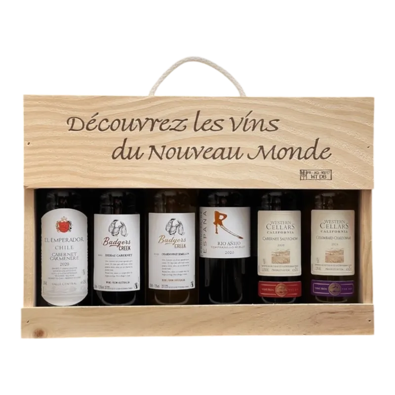Découvrez Les Vins du Nouveau Monde 6x025cl
