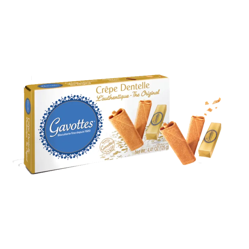 GAVOTTES CREPE DENTELL NATUUR 125GR