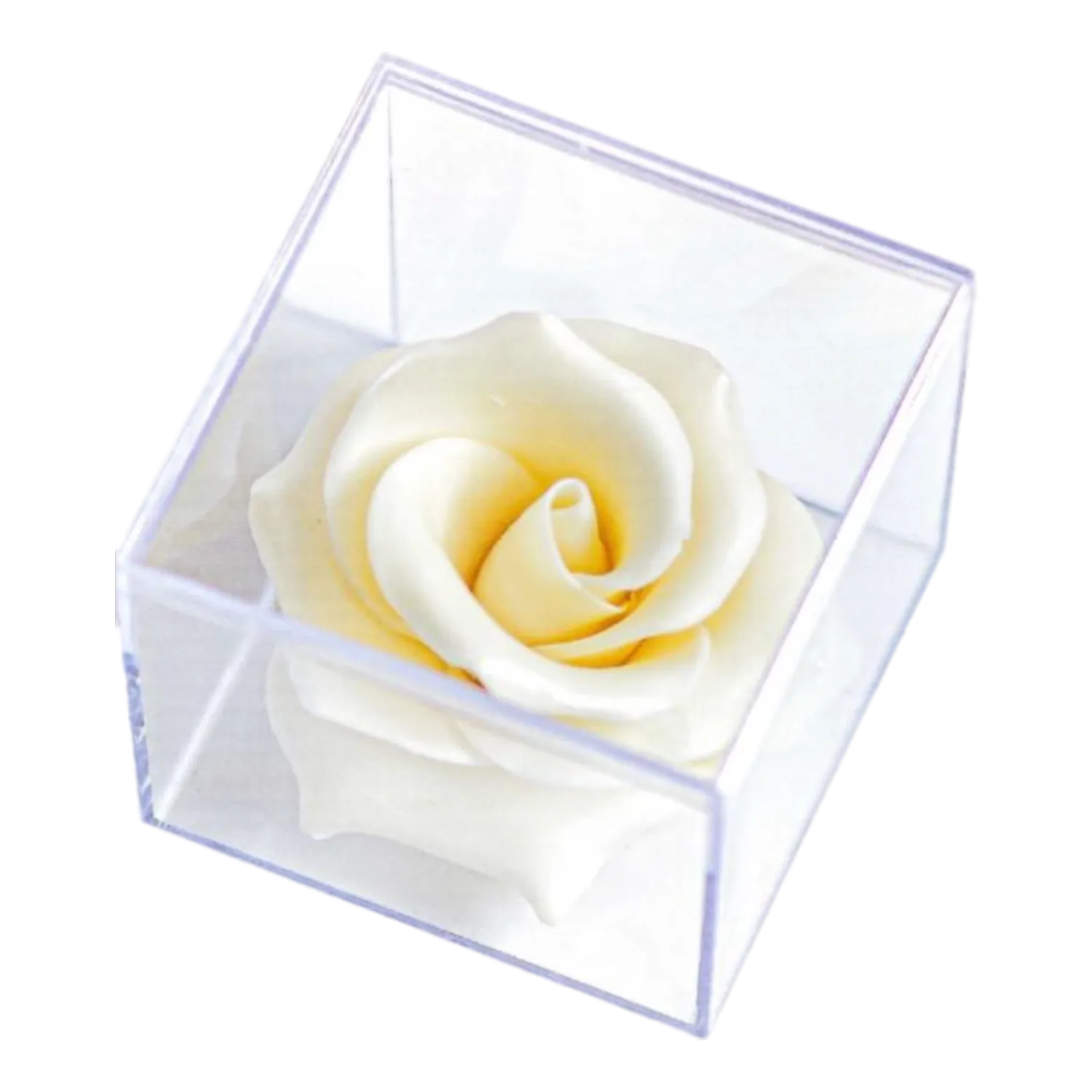 CHOCOLADE ROZEN (FLOWER CRISTAL ) WIT