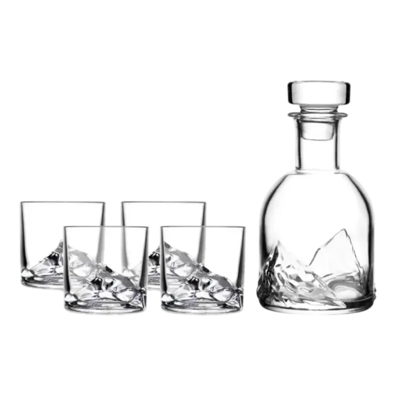Liiton Everest Set Decanter 1,00L + 4  Glazen 270ml