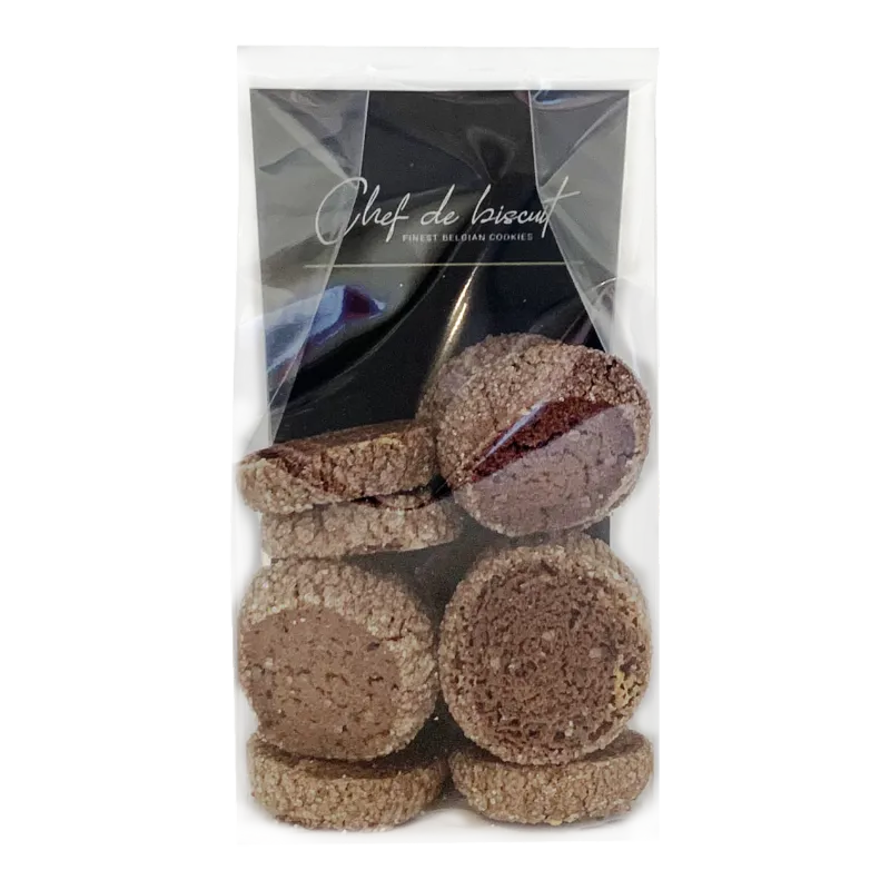 CDB MOKKEN DUBBELE CHOCO 120 GR( ZWARTE BOL)