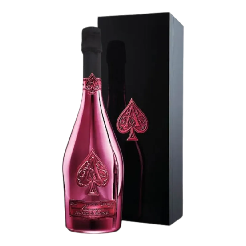 Champagne Armand De Brignac Brut Rosé + Zwarte Kist 0,75L