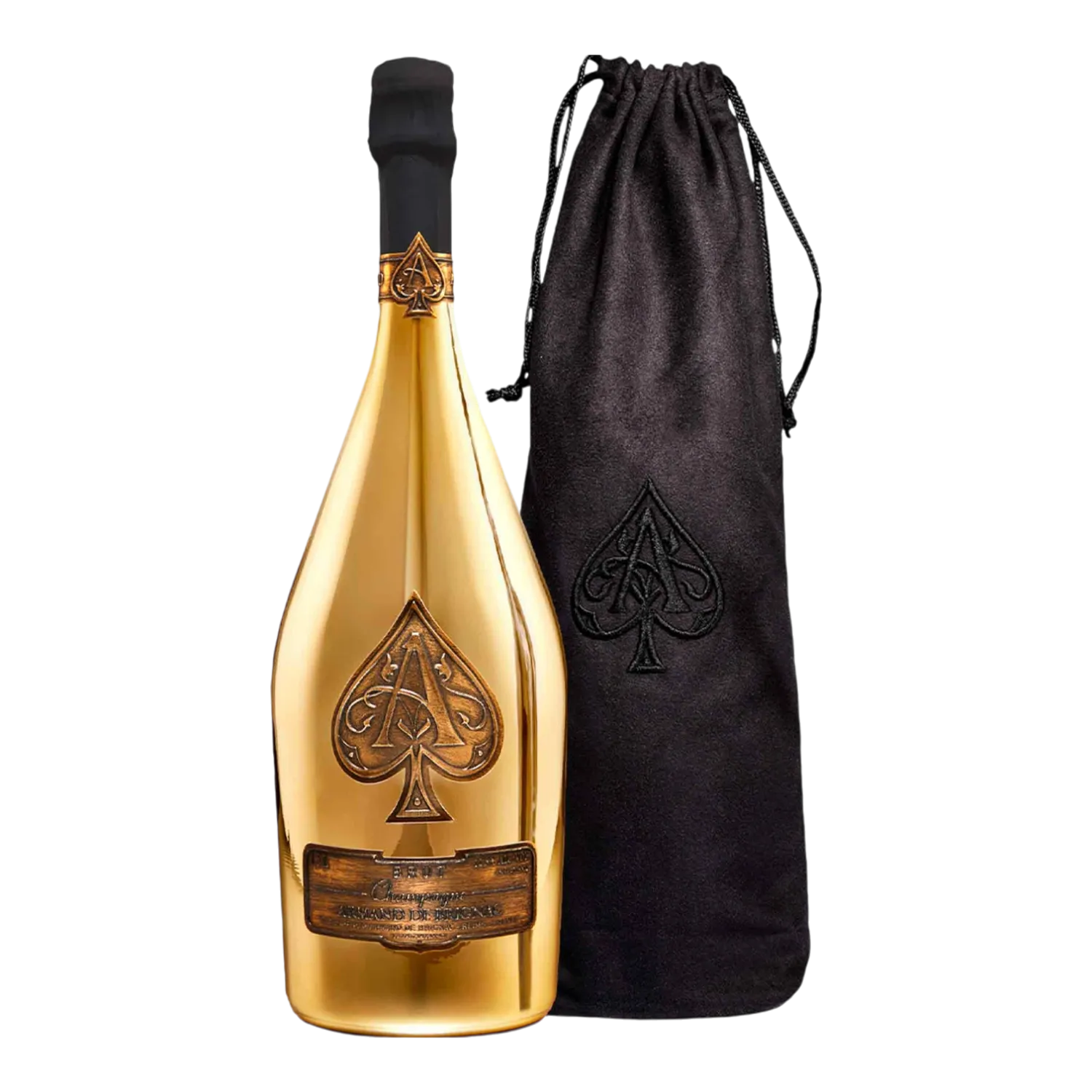 Champagne Armand De Brignac Brut Gold + Tas 0,75L