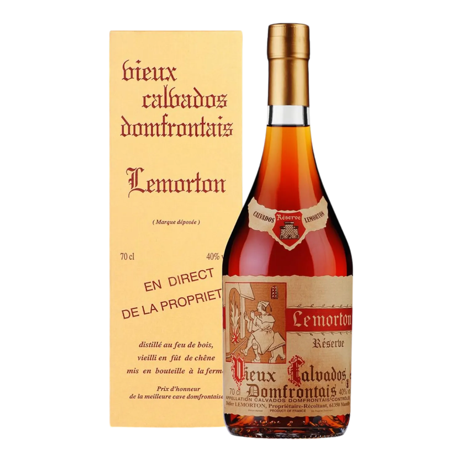 Calvados Lemorton Réserve 5Y 40° - 0.7L