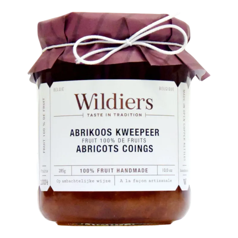 WILDIERS 100% FRUIT ABRIKOOS KWEEPEREN 285 GR