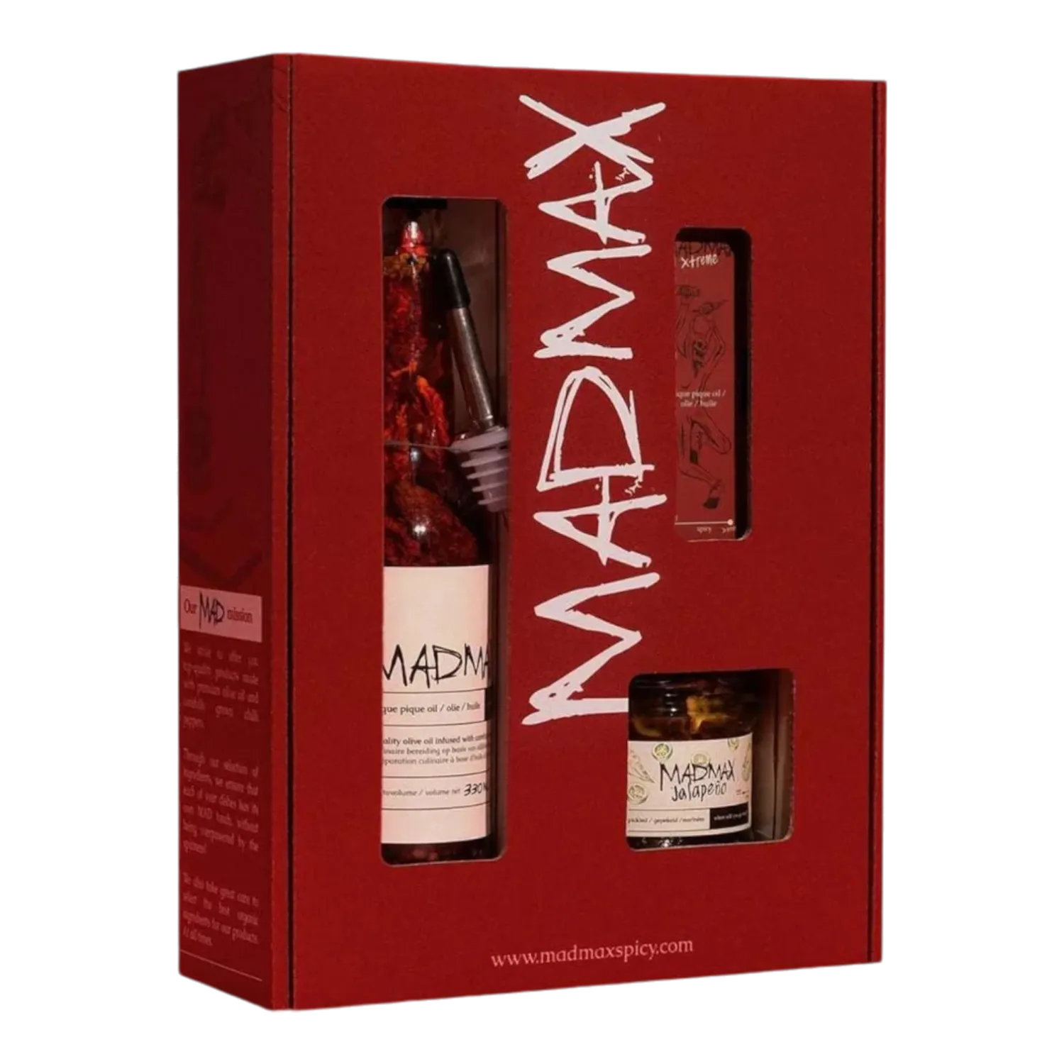 Madmax pikante olie in giftbox