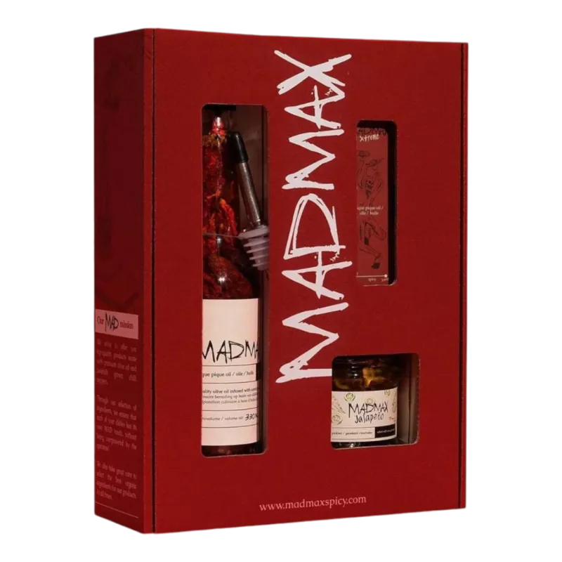 Madmax pikante olie in giftbox