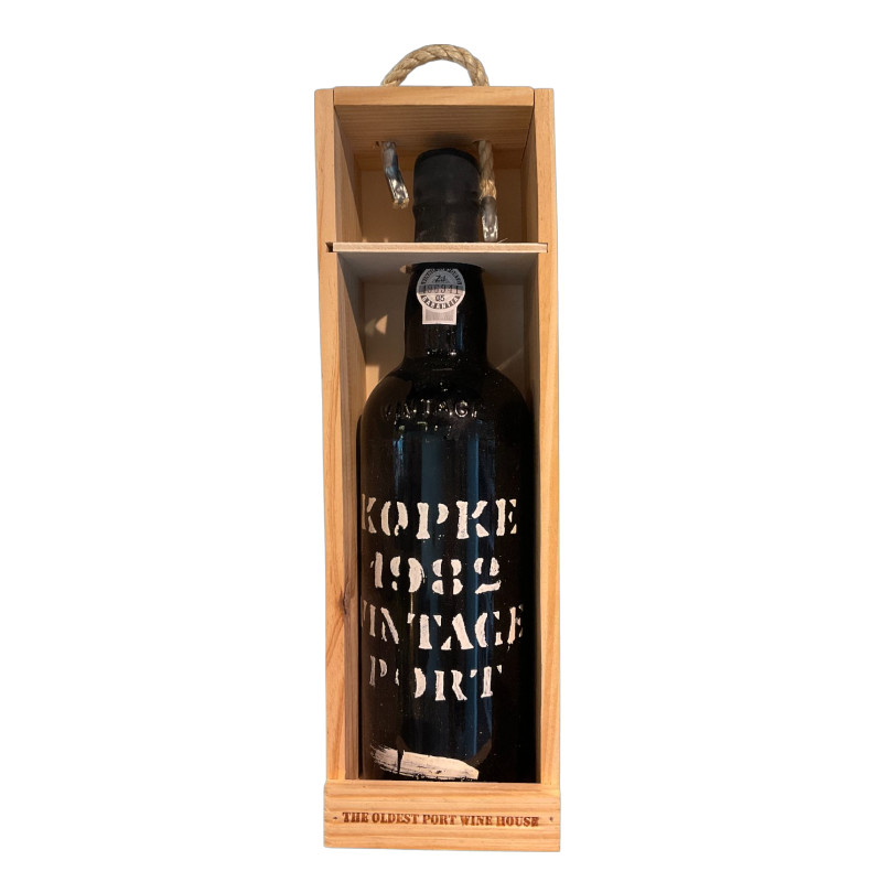 1982 Porto Kopke Vintage  + Kist 75cl