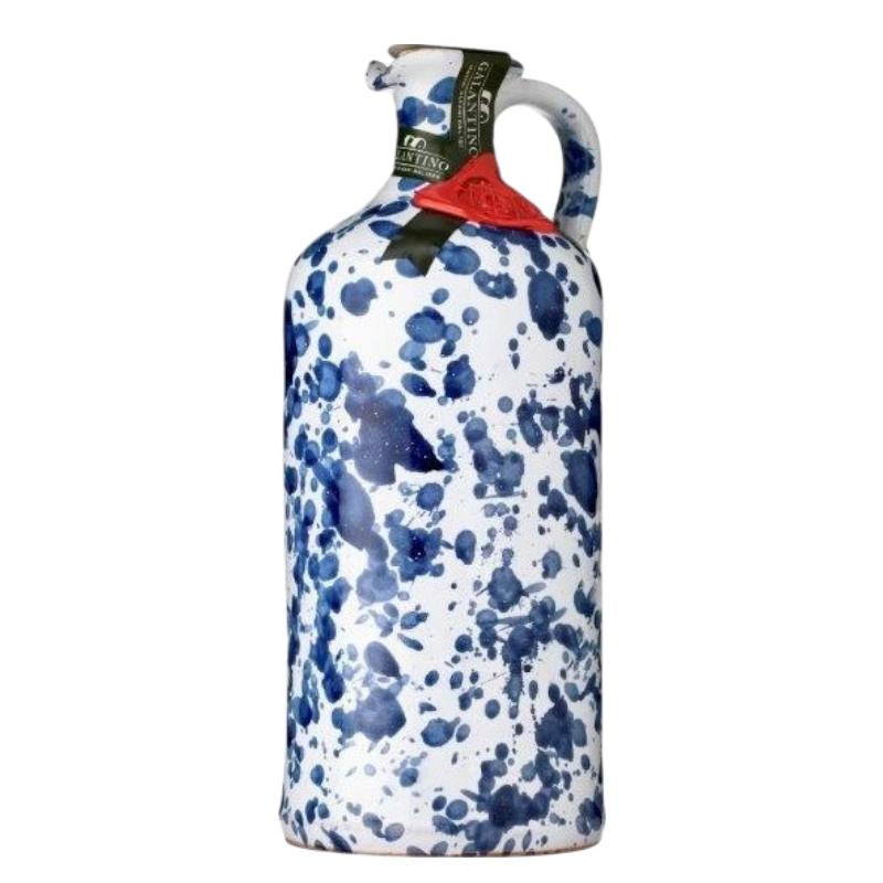 Galantino Olijfolie Stenen Kruik Donk. Blauw 500Ml
