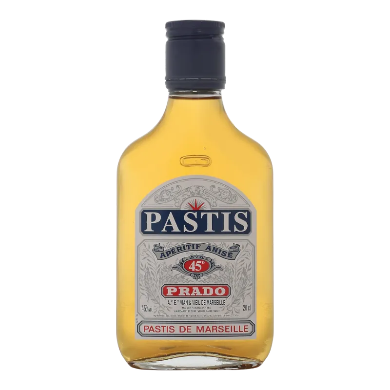 Zakfles Pastis Prado 45% 20cl