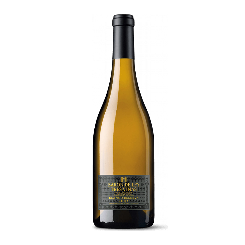 *Tres Vinas* Blanco Baron De Ley Rioja Spanje 2020 75Cl
