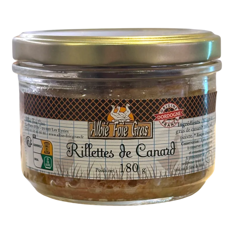 Rillette van eend 180gr