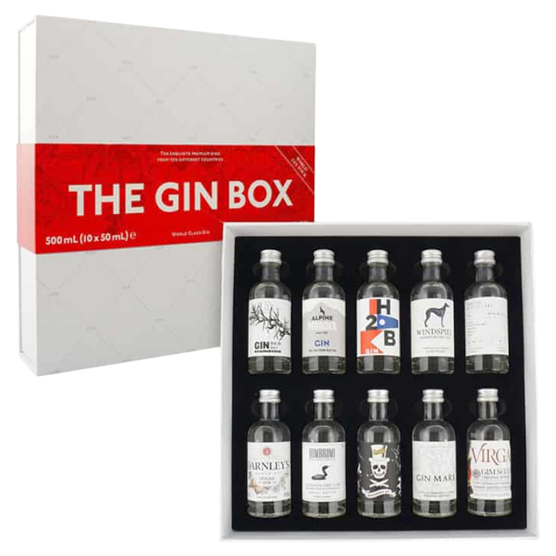 The Gin Box- World Tour Edition #2 10 x 5 cl 42° 0.5L