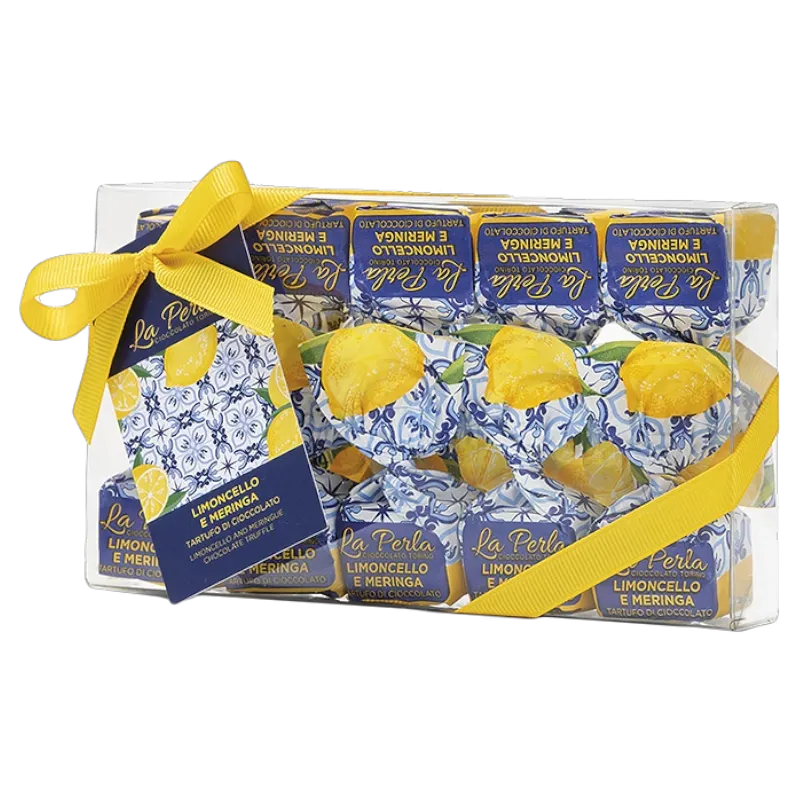La Perla Truffel Limoncello en Meringue (10st) 150gr