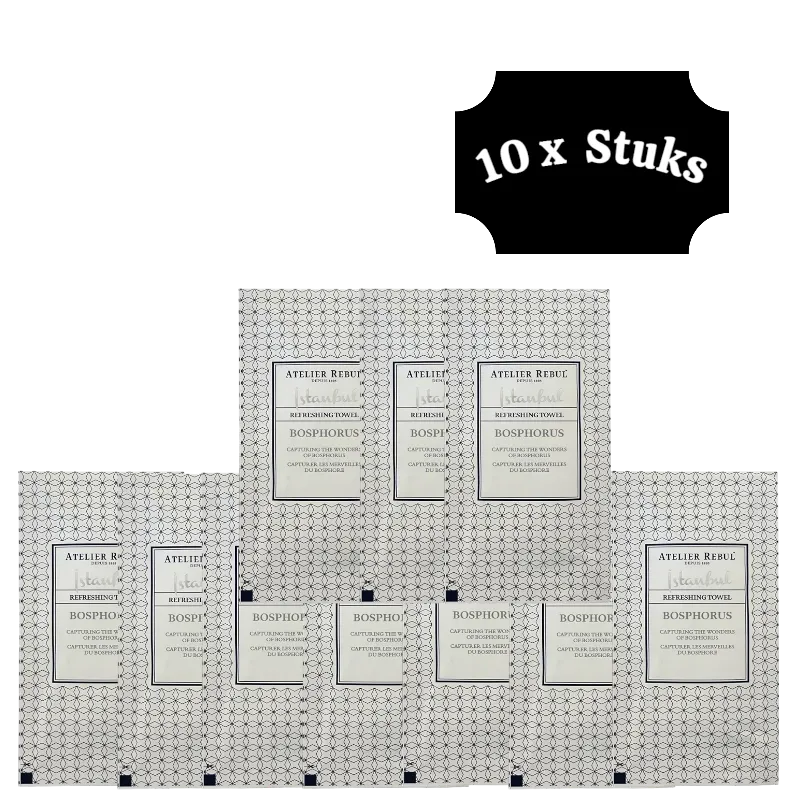 REFRESHING TOWEL ISTANBUL BOSPHORUS - 10 Pieces