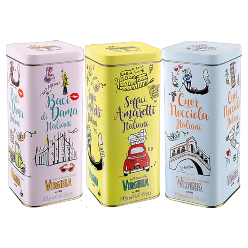 Diverse spaghettiblikje met specialiteiten 160gr