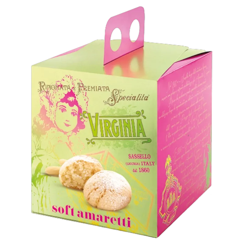 Zachte Amandel Amaretti - in een kubus 220gr