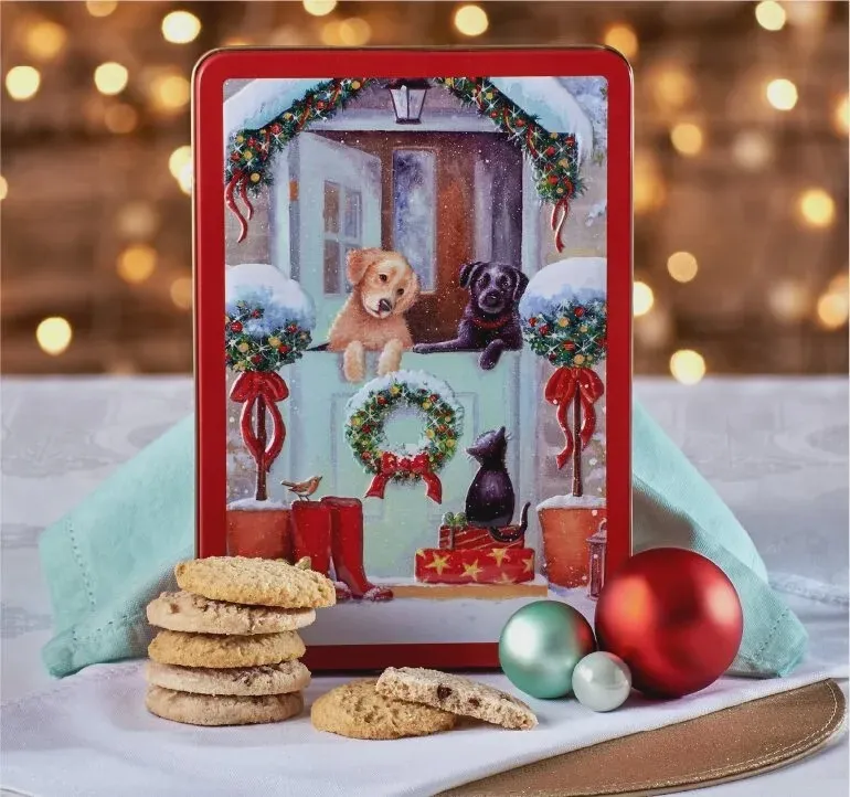 Cookie Box Filled with Biscuits - Dogs 300g