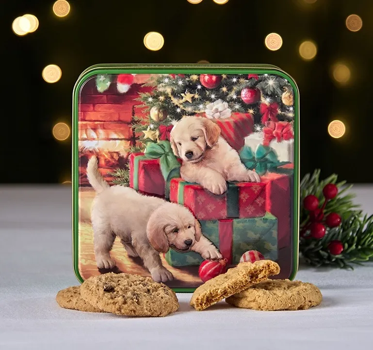 Cookie box filled with cookies - dogs 160g
