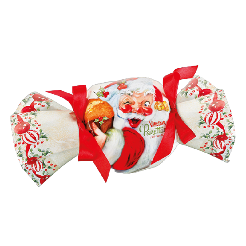Traditional Panettone with Red Ribbons 100g