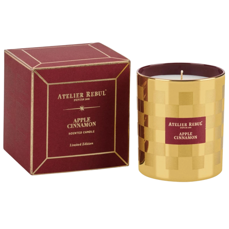 APPLE CINNAMON SCENTED CANDLE 210 G NEW YEAR 2025