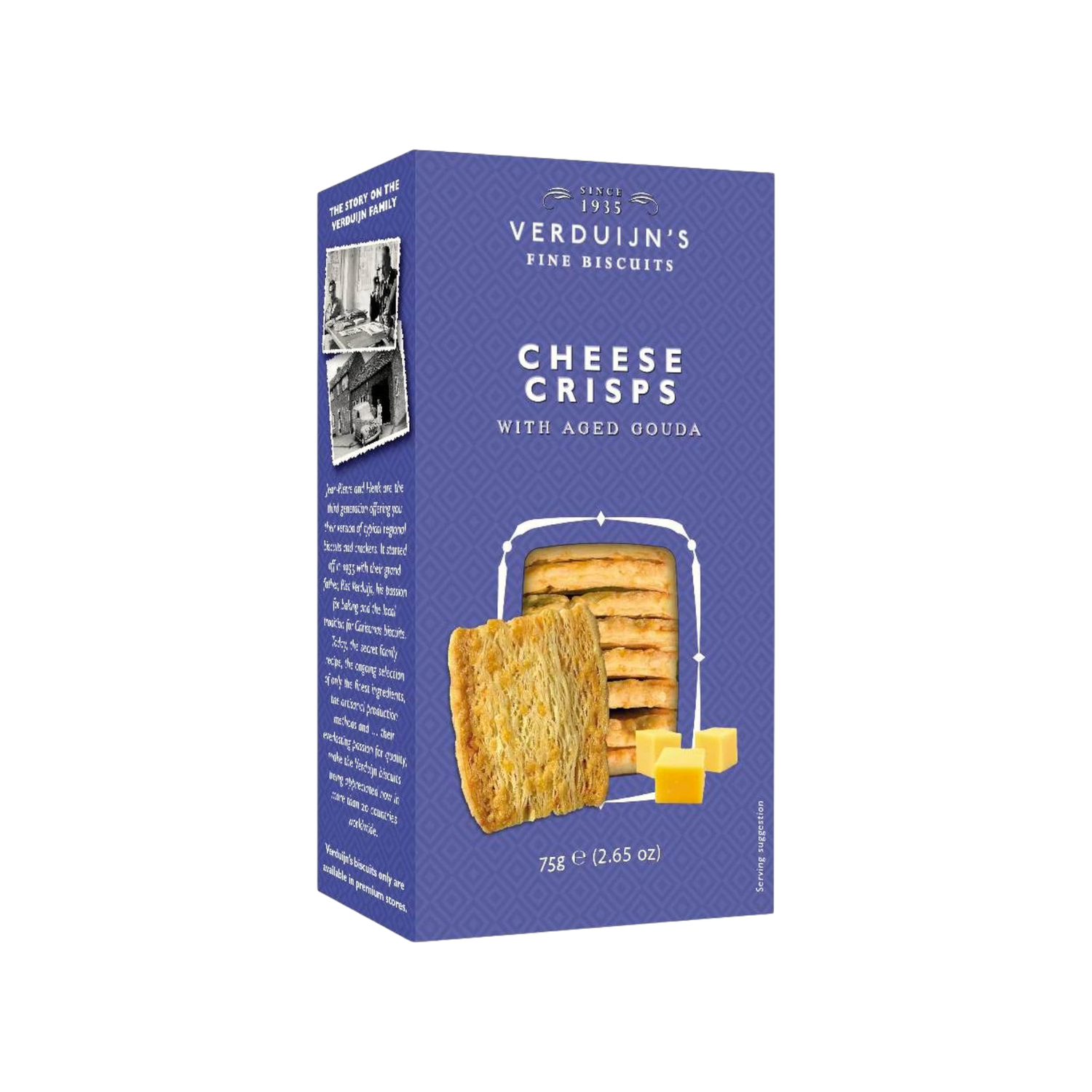 crispy biscuits aged gouda cheese 75g