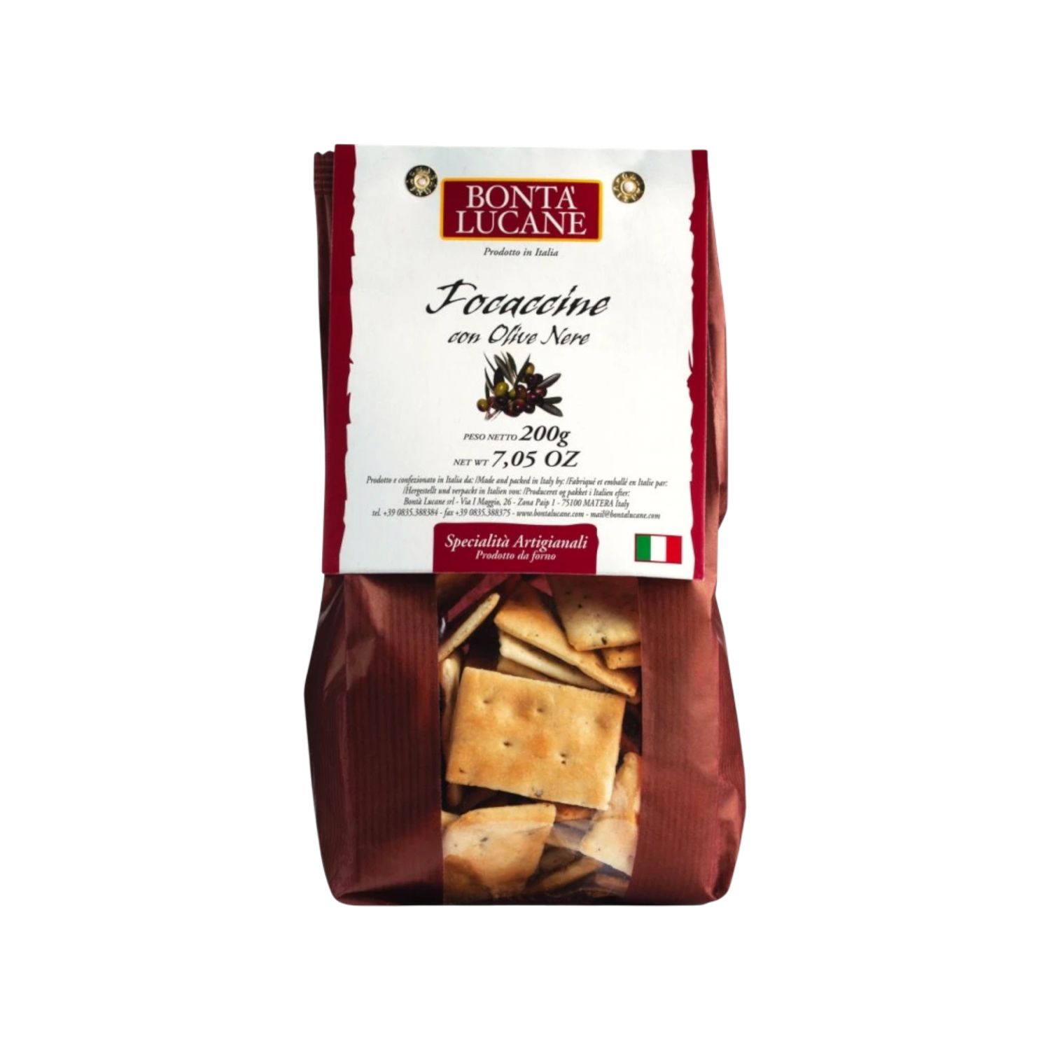 focaccine con rosmarino &amp; sale 200g