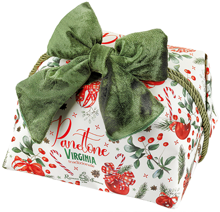 Panettone Traditioneel – Met de hand verpakt met fluwelen lint 1KG