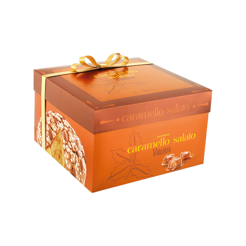 Panettone au caramel salé – boîte cadeau 750g