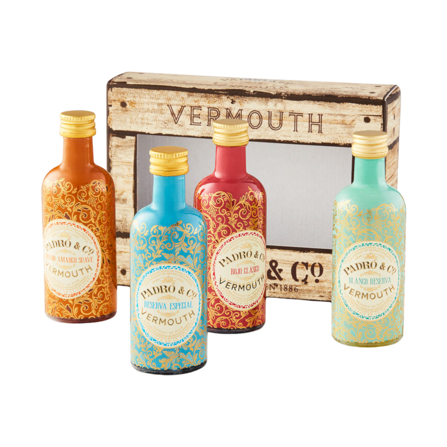 Padró &amp; Co. Vermouth 4 bottles of 50ml in case