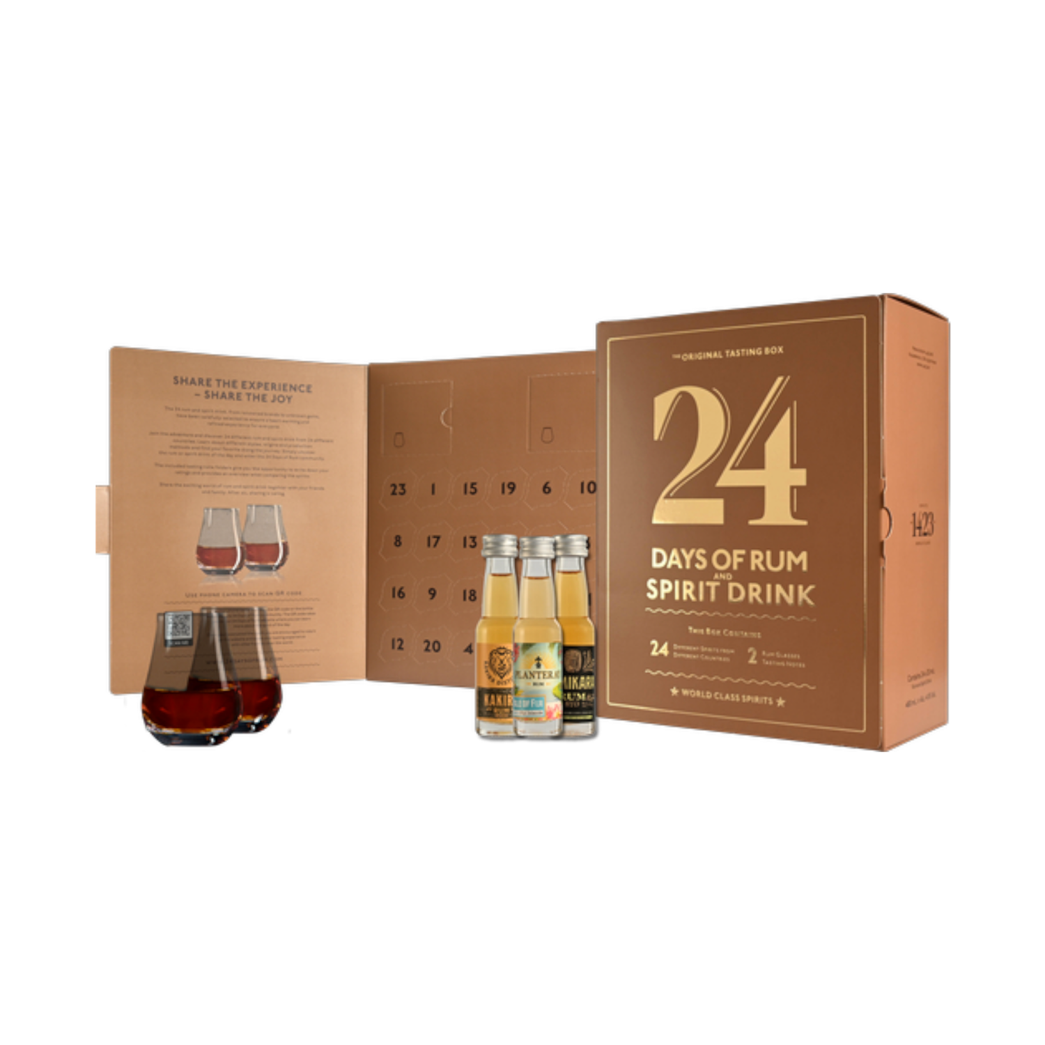 24 Days Of Rhum Tasting Box Editie 2025 24x2cl +2 Glasses